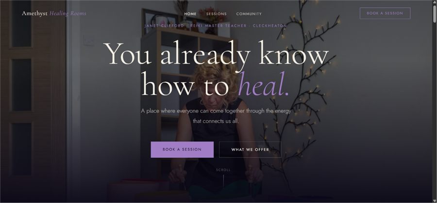 Amethyst Healing Rooms — Reiki Master Teacher